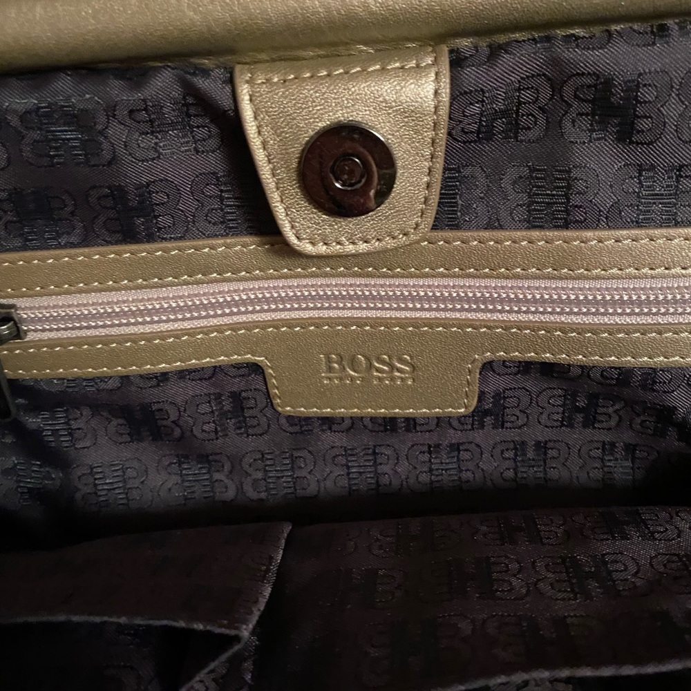 Hugo Boss leather metallic bag - Picture 4 of 7